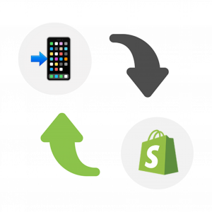 link your app to your shopify store and let your customers take your ecommerce store to go
